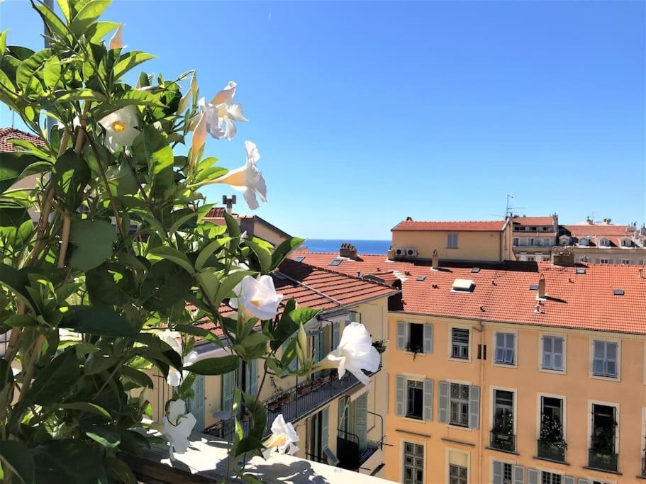 #9 Opera'S Duplex Panoramic Sea View Terrace & Ac 1Min To Beach Nizza Kültér fotó